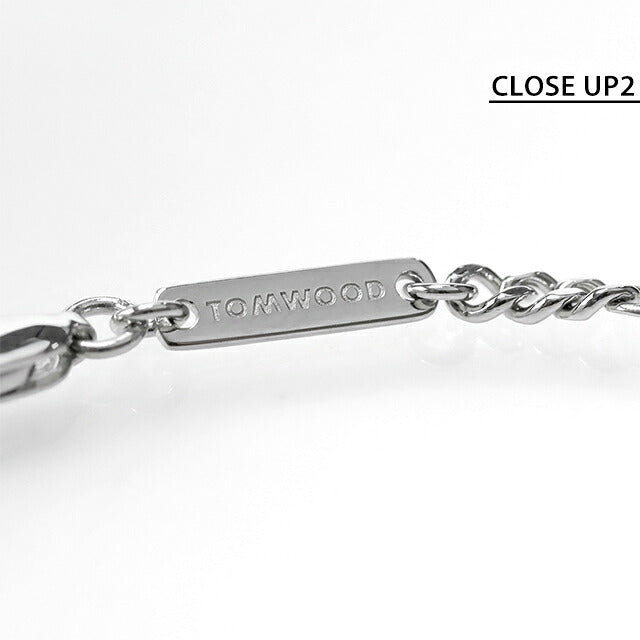 トムウッド ブレスレット メンズ レディース ブランド TOMWOOD Bo Bracelet Slim 7.7inch 101268 シルバー アクセサリー TOM-101268-7-7