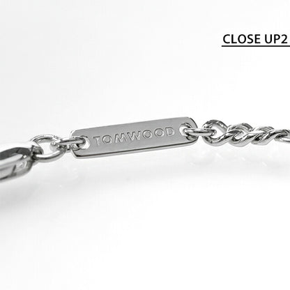 トムウッド ブレスレット メンズ レディース ブランド TOMWOOD Bo Bracelet Slim 7.7inch 101268 シルバー アクセサリー TOM-101268-7-7