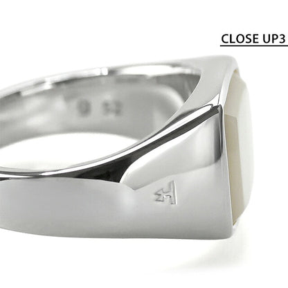 トムウッド リング メンズ レディース ブランド TOMWOOD Kay Ring White MOP 48size 101283 シルバー アクセサリー TOM-101283-48