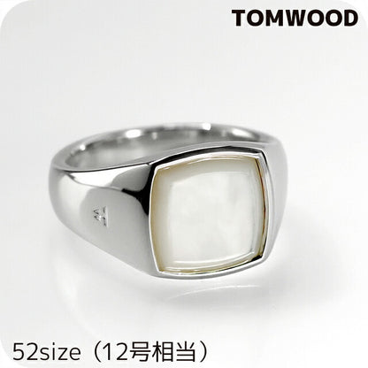 トムウッド リング メンズ レディース ブランド TOMWOOD Kay Ring White MOP 52size 101283 シルバー アクセサリー TOM-101283-52