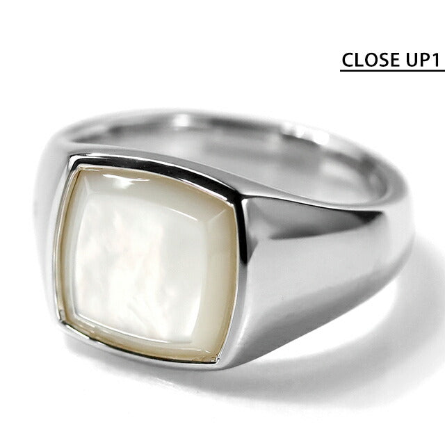 トムウッド リング メンズ レディース ブランド TOMWOOD Kay Ring White MOP 52size 101283 シルバー アクセサリー TOM-101283-52