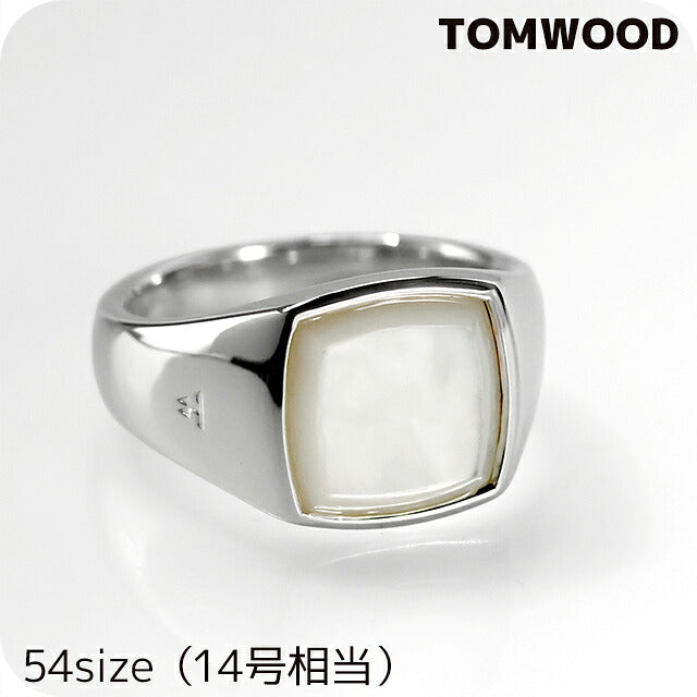 トムウッド リング メンズ レディース ブランド TOMWOOD Kay Ring White MOP 54size 101283 シルバー アクセサリー TOM-101283-54