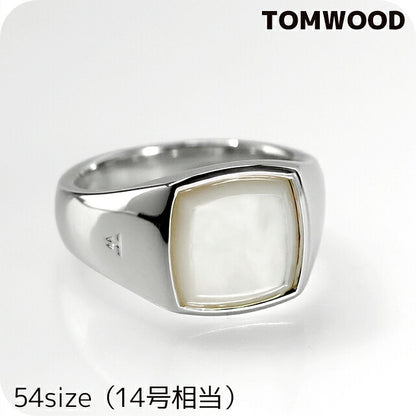トムウッド リング メンズ レディース ブランド TOMWOOD Kay Ring White MOP 54size 101283 シルバー アクセサリー TOM-101283-54