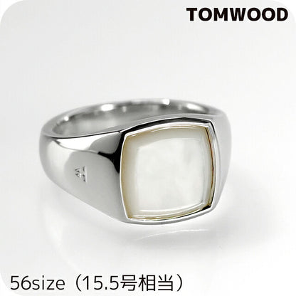 トムウッド リング メンズ レディース ブランド TOMWOOD Kay Ring White MOP 56size 101283 シルバー アクセサリー TOM-101283-56