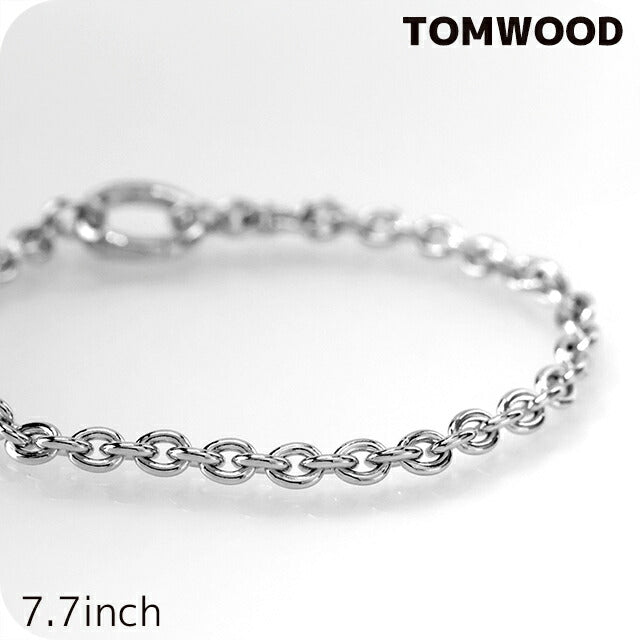 トムウッド ブレスレット メンズ レディース ブランド TOMWOOD Ada Bracelet Slim 7.7inch 101433 シルバー アクセサリー TOM-101433-7-7