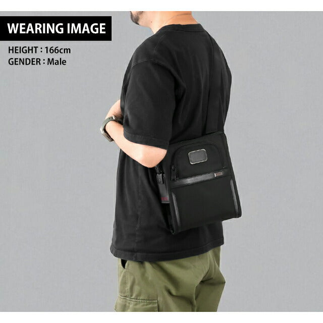 トゥミ ショルダーバッグ メンズ ブランド TUMI ポケット・バッグ・スモール クロスボディ 02203110D3 BLACK バッグ TUMI-02203110