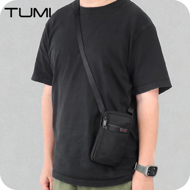 トゥミ ショルダーバッグ メンズ ブランド TUMI スモール・クロスボディ・ポーチ クロスボディ 02603587 BLACK バッグ TUMI-02603587