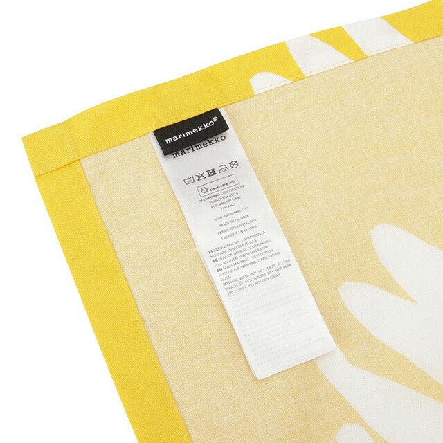 マリメッコ marimekko 072320 210 アウリンゴンクッカ テーブルクロス 280×131.5cm イエロー×ホワイト レディース ユニセックス UCMM00475L