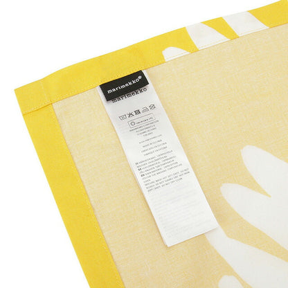 マリメッコ marimekko 072320 210 アウリンゴンクッカ テーブルクロス 280×131.5cm イエロー×ホワイト レディース ユニセックス UCMM00475L