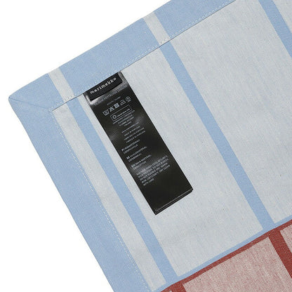 マリメッコ marimekko 072175 858 ティイリスキヴィ テーブルクロス 156×250cm ブラウン×ライトブルー レディース ユニセックス UCMM00504L
