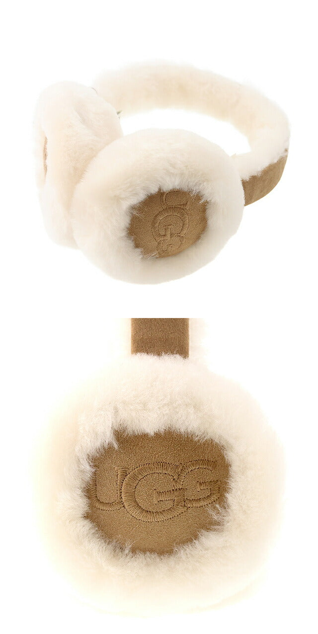 アグ イヤーマフ レディース ブランド UGG シープスキンエンブロイ