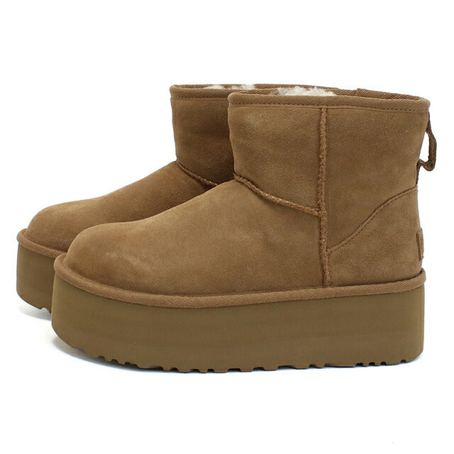 アグ ブーツ レディース ブランド UGG CLASSIC MINI PLATFORM 1134991 ベージュ シューズ 選べるモデル UGG1134991B