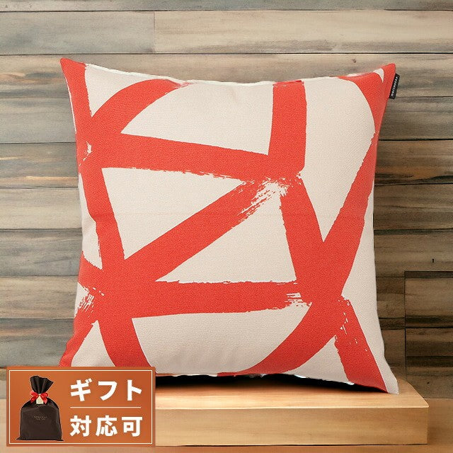 マリメッコ marimekko 072183 230 ウッコスピルビ クッションカバー 40×40cm ピーチ×レッド レディース ユニセックス UOMM00506L
