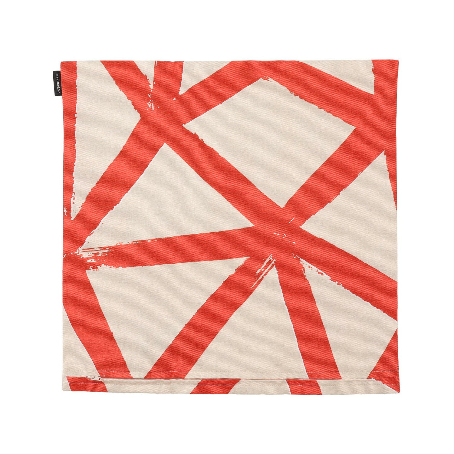マリメッコ marimekko 072183 230 ウッコスピルビ クッションカバー 40×40cm ピーチ×レッド レディース ユニセックス UOMM00506L