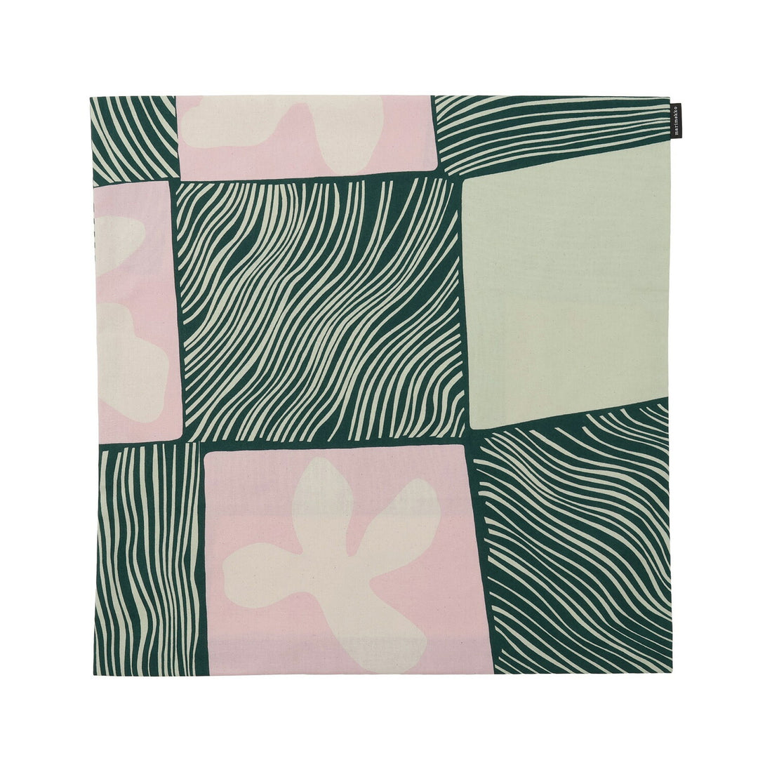 マリメッコ marimekko 072189 630 コルケウクシッサ クッションカバー 50×50cm グリーン×ピンク レディース ユニセックス UOMM00509L