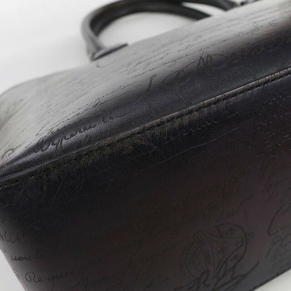 中古 ベルルッティ トートバッグ メンズ ブランド BERLUTI スクリット トゥジュール レザー ブラウン バッグ USDBER100861011