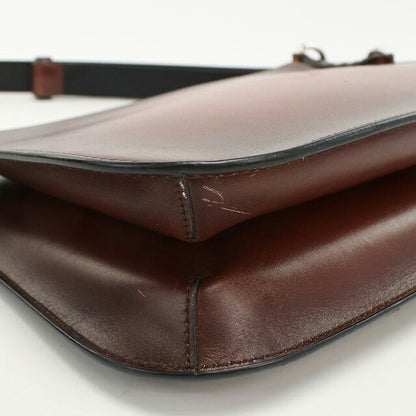 中古 ベルルッティ ショルダーバッグ メンズ ブランド BERLUTI カリグラフィ シエナ メッセンジャーバッグ レザー ブラウン バッグ USDBER101949011