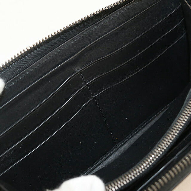 中古 ベルルッティ 長財布ラウンドファスナー メンズ ブランド BERLUTI イタウバ ロングジップウォレット ブラック 財布 USDBER102626011