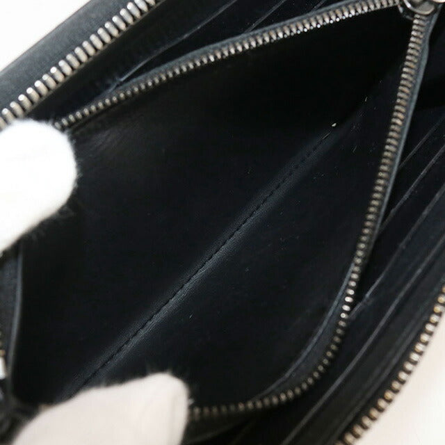中古 ベルルッティ 長財布ラウンドファスナー メンズ ブランド BERLUTI イタウバ ロングジップウォレット ブラック 財布 USDBER102626011