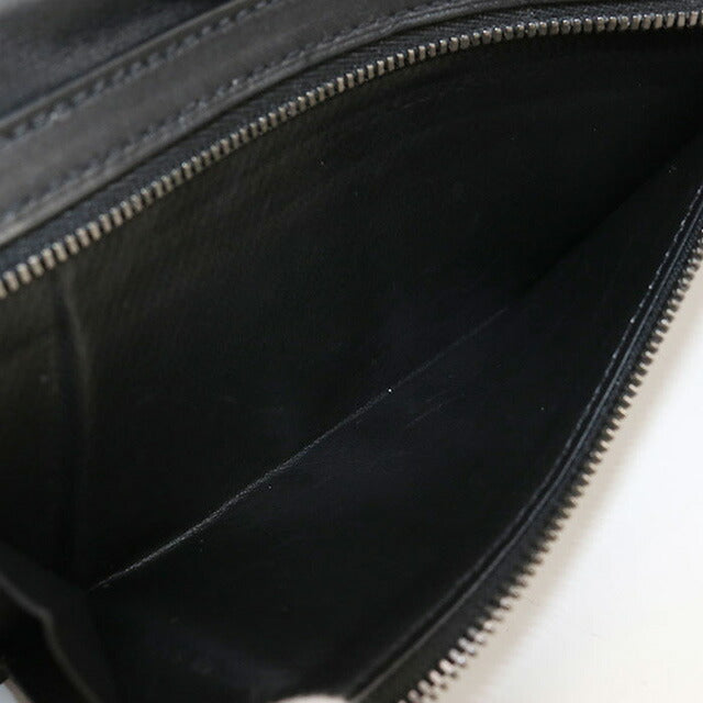 中古 ベルルッティ 長財布二折 メンズ ブランド BERLUTI カリグラフィ サンタル　フラップ　ロングウォレット ブラック 財布 USDBER102831011
