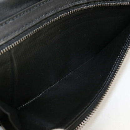 中古 ベルルッティ 長財布二折 メンズ ブランド BERLUTI カリグラフィ サンタル　フラップ　ロングウォレット ブラック 財布 USDBER102831011