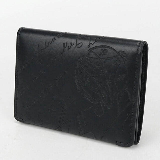 中古 ベルルッティ 名刺入れ メンズ ブランド BERLUTI カリグラフィ ブラック 小物 USDBER104275011