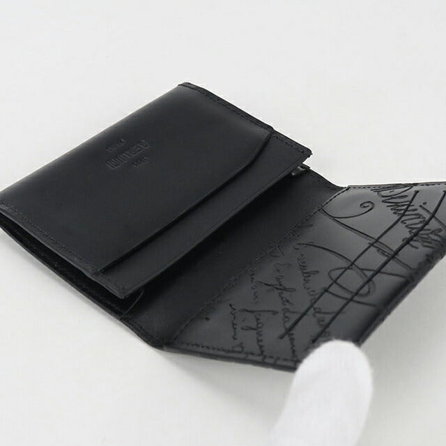 中古 ベルルッティ 名刺入れ メンズ ブランド BERLUTI カリグラフィ ブラック 小物 USDBER104275011