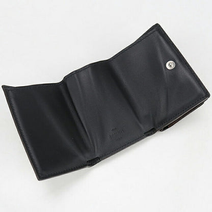 二手 Berluti Trifold 钱包 男士品牌 BERLUTI Acaju 翻盖紧凑型钱包 棕色钱包 USDBER104635011