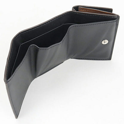 二手 Berluti Trifold 钱包 男士品牌 BERLUTI Acaju 翻盖紧凑型钱包 棕色钱包 USDBER104635011