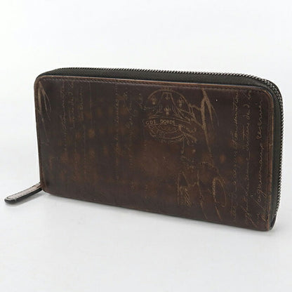 Used Berluti long wallet round zipper men&