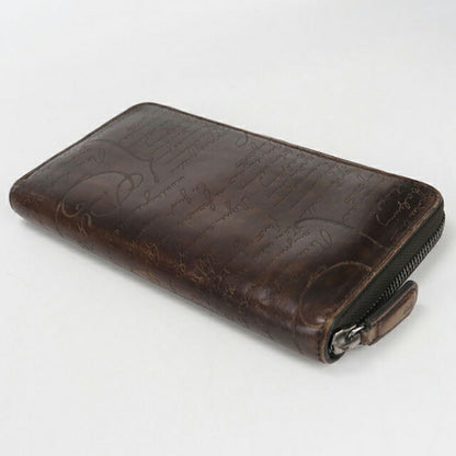 Used Berluti long wallet round zipper men&