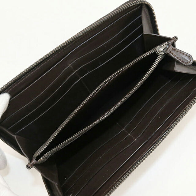 Used Berluti long wallet round zipper men&