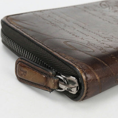 Used Berluti long wallet round zipper men&