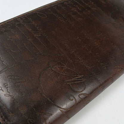 Used Berluti long wallet round zipper men&