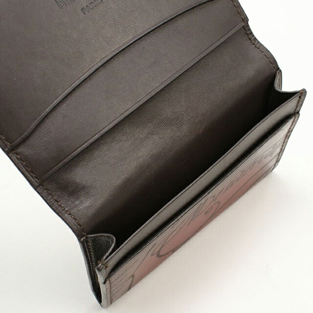 中古 ベルルッティ 名刺入れ メンズ ブランド BERLUTI レザー ブラウン