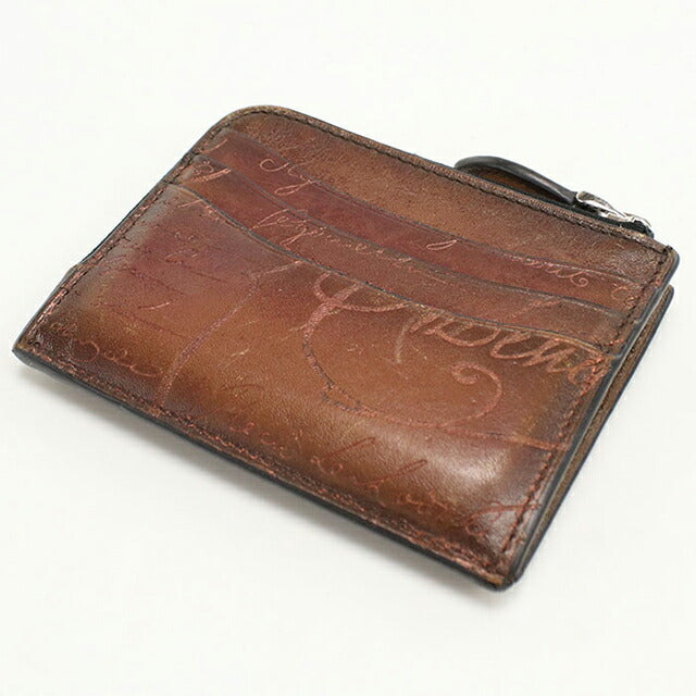 中古 ベルルッティ 小銭入れ メンズ ブランド BERLUTI レザー ブラウン