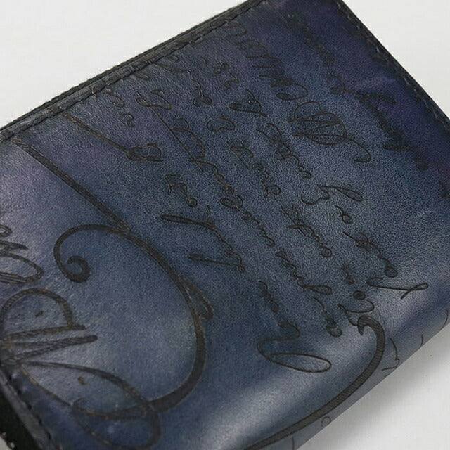 中古 ベルルッティ 小銭入れ メンズ ブランド BERLUTI ネイビー 財布