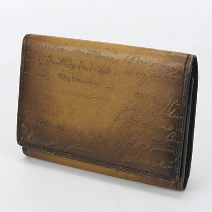 中古 ベルルッティ 名刺入れ メンズ ブランド BERLUTI インブイアフラップカードホルダー ブラウン 小物 USDBER106404011