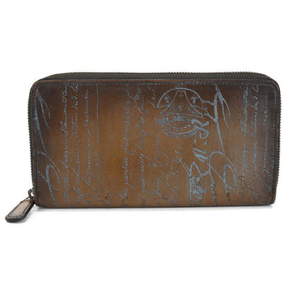 Used Berluti long wallet round zipper men&