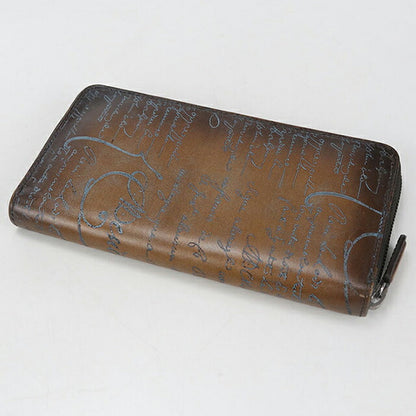 Used Berluti long wallet round zipper men&