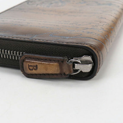 Used Berluti long wallet round zipper men&