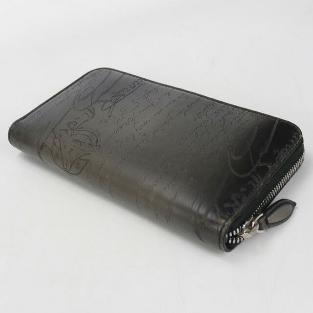 Used Berluti long wallet round zipper men&