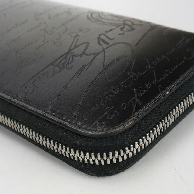 Used Berluti long wallet round zipper men&