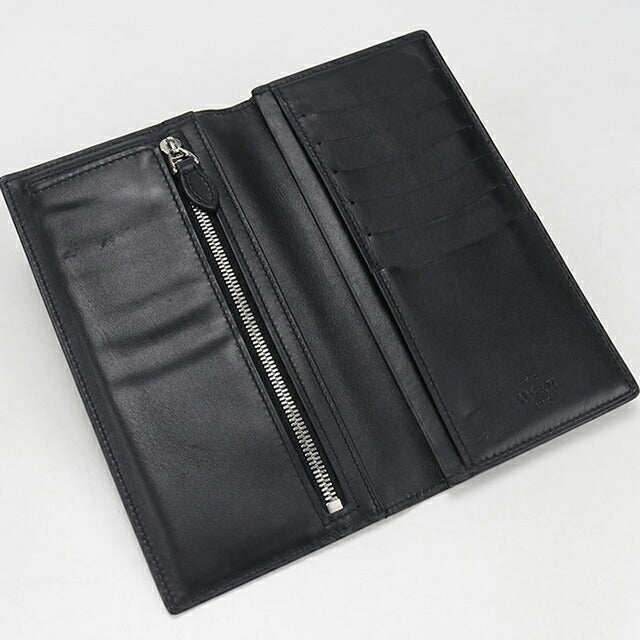 中古 ベルルッティ 長財布二折 メンズ ブランド BERLUTI サンタル フラップ ロングウォレット ブラック 財布 USDBER107831011