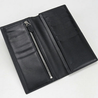 中古 ベルルッティ 長財布二折 メンズ ブランド BERLUTI サンタル フラップ ロングウォレット ブラック 財布 USDBER107831011