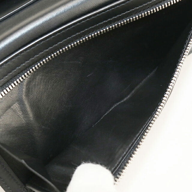 中古 ベルルッティ 長財布二折 メンズ ブランド BERLUTI サンタル フラップ ロングウォレット ブラック 財布 USDBER107831011
