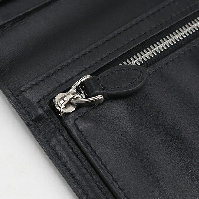 中古 ベルルッティ 長財布二折 メンズ ブランド BERLUTI サンタル フラップ ロングウォレット ブラック 財布 USDBER107831011