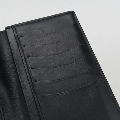 中古 ベルルッティ 長財布二折 メンズ ブランド BERLUTI サンタル フラップ ロングウォレット ブラック 財布 USDBER107831011