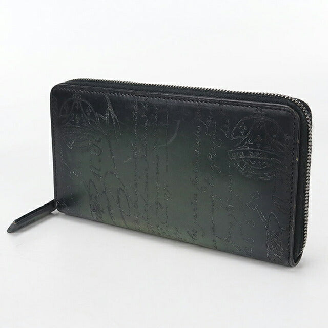Used Berluti long wallet round zipper men&