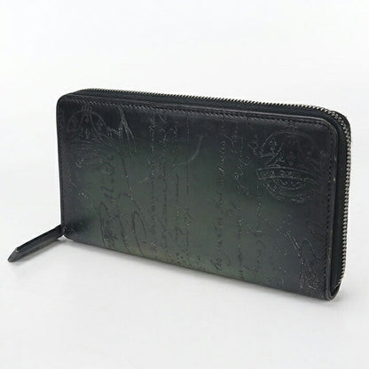 Used Berluti long wallet round zipper men&
